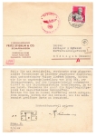 Schaffhausen iron shop Censorship stamp Tested by the Wehrmacht High Command o April 8, 1944