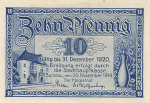 Bunzlau Silesia emergency bank note Bolesławiec 1920