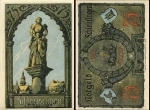 98553 Schleusingen  Emergency money 75 Pfennig Nixe 1921