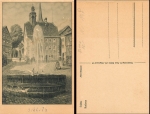 Schlitz old fountain town hall * around 1920