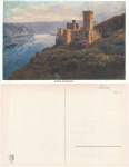 Schloss Stolzenfels Künstlerkarte H. Hoffmann * ca.1920
