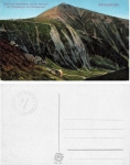Schneekoppe with Riesengrund Giant Mountains Bohemia * around 1920