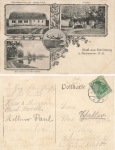 Schoenberg bei Neuhammer Oberlausitz Sulikow  Widokowka wieloobrazkowa o 1911