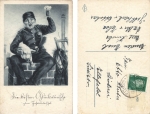Chimney sweep with pig o December 31, 1931