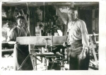 Carpenter's workshop Real photo * ca. 1940