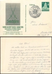 Sachsen am Werk 1938 postal stationery P269 special cancellation Dresden A1 stamp show 15.7.1938