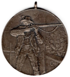 Schützenmedaille Sachsen Herbstpreis 1928 2. Pistole Z. V. I. M.