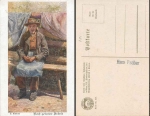 Deutscher-Schul-Verein "Nach getaner Arbeit" Künstlerkarte F. Kuderna Nr. 985, * ca. 1920