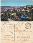 Schwäbisch Hall K. Württ. Bahn Post 94 July 1, 1917
