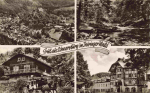 Schwarzburg Thüringer Wald Mehrbildkarte o 1961