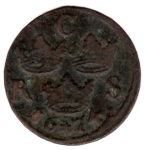 Schweden 1/6 Ore Carl XI 1674