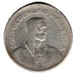 Schweiz 5 Franken 1931 Alphirt