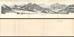 Schweiz Leysin 3-fach Klapplitho *1900