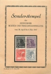 Schwerin sample and sales exhibition 1947 special cancellation April 29, 1947