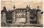 01612 Seusslitz Elbe Schloss Landpoststempel Nieschuetz via Meissen o 1938