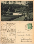 07955 Sichelmuhle im Weidatal Railway postmark Bleicherode Herzberg Harz Train 937 September 18, 1924