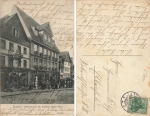 Siegen Westphalia Koelnerstrasse with Michel Marx department store on August 6, 1914
