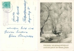 07937 Silberfeld via Zeulenroda country postmark on New Year's card o 22.23.1959