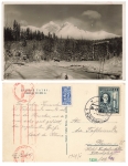 Vysoke Tatry with Slovakotour 20h censorship stamp Tested by the Wehrmacht High Command o October 5th, 1941