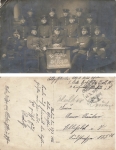 Soldiers of the 6th Infantry Regiment No. 105 Werdau real photo 1916