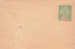 Soudan Francais 5 postal stationery envelope 1894 *