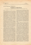 Sozialismus in Deutschland Pressedienst der DDR 3 Seiten 1952