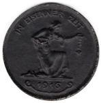 Spendenmedaille IN EISERNER ZEIT 1916