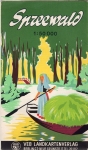Spreewald hiking map around 1960