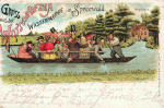 Wotschofska Spreewald Wasserpartie Litho o 1898