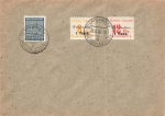 Spremberg Michel 17, 18 on cover o June 20, 1946