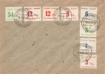 Spremberg Michel 7B - 14B on cover o June 20, 1946