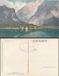 83471 St. Bartholoma am Konigsee artist card Compton * 1914