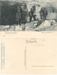 39418 Stassfurt Leopoldshall Salt mining Hauer at work * ca. 1909