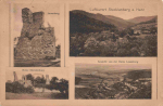 Stecklenberg Harz Mehrbildkarte o 1921