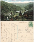 Steinicht Vogtland railway postmark Gera Weischlitz Zug 2171 May 27, 1912