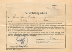 Stettin Wehrmeldeamt 1.4.1941 deployment slip
