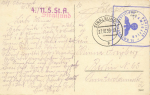 Field postmark of the 2nd ship master department Stralsund 4./11.S.St.A. o October 27, 1939