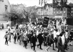 01616 Strehla Elbe Maidemonstration Ernst Thalmann Strasse 1969