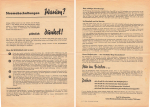 Power outage in Thuringia propaganda leaflet A4 around 1950