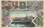 Eger 1848 - 1908 Briefmarkenkarte Böhmen Cheb o 1908