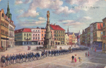 Neuhaus in Böhmen Ringplatz Jindřichův Hradec * um 1910