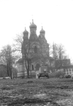 Suedvorstadt Dresden Hochschulstrasse Baustelle an der Russischen Kirche Echtfoto um 1970