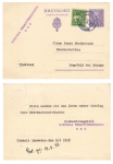 Sweden Sverige 10 Ore stationary o Urshult 9.3.1928 to Legefeld