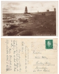 Swinemünde Kreis Wolin Osternothafen Ostmole Leuchtturm o 26.5.1931