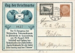 Tag der Briefmarke 1937 Privatganzsache PP122C35 Tagesstempel Guben 12.6.1937