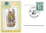 Stamp Day 1940 postal stationery P288 special cancellation Lodsch January 7, 1940