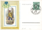 Stamp Day 1940 postal stationery P288 special cancellation Leipzig January 7, 1940