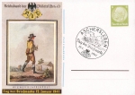 Stamp Day 1941 postal stationery P289 special cancellation Aschersleben January 12, 1941