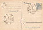 Stamp Day 1947 postal stationery special cancellation Leipzig C1 November 2, 1947