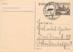 Day of the Wehrmacht Inf. Ers. RGT. 4 special postmark Dresden N15 17.3.1940
